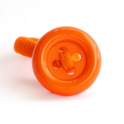 Botón acrílico pequeño naranja